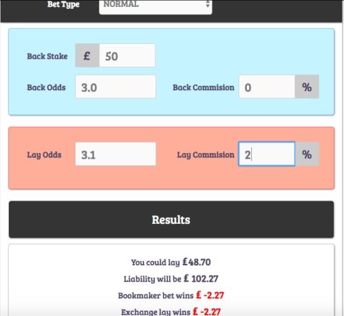 Matched Betting Calculator