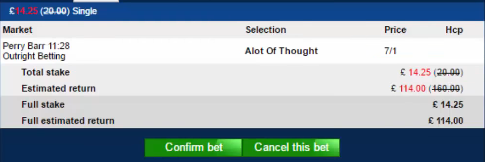 betfred max stake restriction 