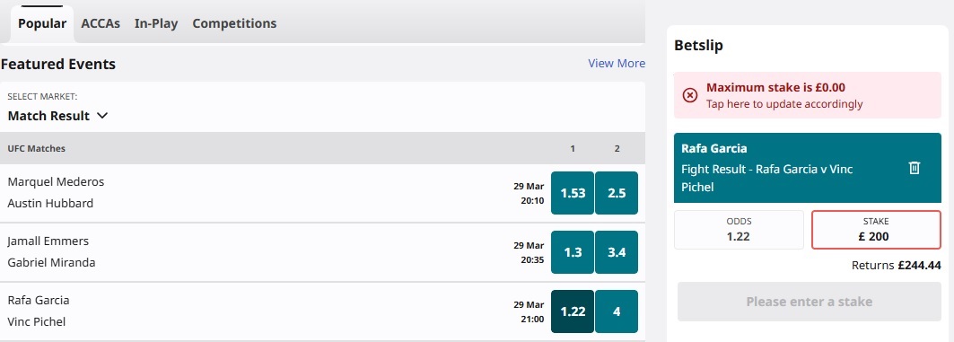 Stake Factored to zero
