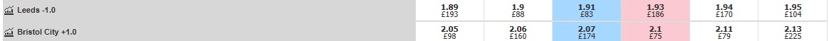 Paroli betting Asian Handicap Market